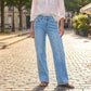 ⏰ Countdown läuft – 50% nur noch 3 Tage! Weite Jeans für Damen mit vorderen Nähten