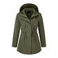 📢🎉50%Rabatt!!!🛍️✨Lässige, warme mittelange Damen-Kapuzenjacke