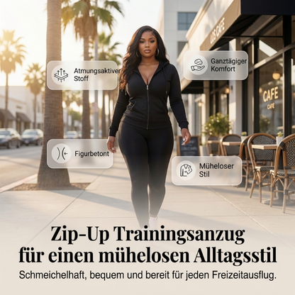 🏆 Verkaufsschlager – jetzt halber Preis! Damen-Jogginganzug mit Kapuze und langen Ärmeln
