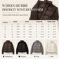 ⭐ Über 50.000 Mal verkauft ❄️ 50% Rabatt + Gratis Versand✨ Damen Wintermantel mit Stehkragen – Zopfmuster, Patchwork, kurz & warm gefüttert