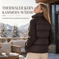 ⭐ Über 50.000 Mal verkauft ❄️ 50% Rabatt + Gratis Versand✨ Damen Wintermantel mit Stehkragen – Zopfmuster, Patchwork, kurz & warm gefüttert