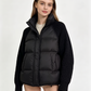 ⭐ Über 50.000 Mal verkauft ❄️ 50% Rabatt + Gratis Versand✨ Damen Wintermantel mit Stehkragen – Zopfmuster, Patchwork, kurz & warm gefüttert