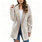📦 Täglich 500+ Pakete versendet – der Wahnsinn! Legere Plüsch-Cardigan mit Kapuze für Damen