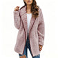 📦 Täglich 500+ Pakete versendet – der Wahnsinn! Legere Plüsch-Cardigan mit Kapuze für Damen