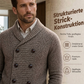 📢🎉50%Rabatt!!!🛍️✨Herren-Strickcardigan mit Schalkragen und doppelreihiger Knopfleiste
