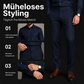 📈 Verkaufshit Nr. 1 – direkt 50%! Herren Zweiteiler-Set aus Polyester, bestehend aus Hemd und Hose