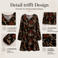 🔥Beliebtes Produkt ！✨Elegantes Kleid für Damen mit Ahornblatt-Print