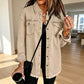 🙌 70% Wiederkaufquote – Qualität überzeugt! Jeansjacke für Damen mit ausgefranstem Saum und gewaschener Optik