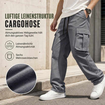 📢🎉50%Rabatt!!!🛍️✨Cargohose für Herren mit Kordelzug, legeres Modell für den Sommer