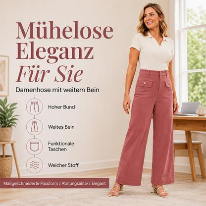 🔥 Schon über 50.000 Einheiten verkauft – jetzt mit 50% Rabatt! Weite Damen-High-Waist-Hosen
