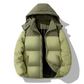 📢🎉50%Rabatt!!!🛍️✨Herren Winter-Steppjacke mit Kapuze im Color-Block-Design