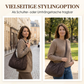 📈 Verkaufshit Nr. 1 – direkt 50%! Karierte Cloud-Tasche mit Kordelzug und Raffungen