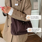 📈 Verkaufshit Nr. 1 – direkt 50%! Karierte Cloud-Tasche mit Kordelzug und Raffungen