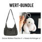 📈 Verkaufshit Nr. 1 – direkt 50%! Karierte Cloud-Tasche mit Kordelzug und Raffungen