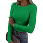 🔥Beliebtes Produkt ！✨Klassisches geripptes Strickoberteil mit Rundhalsausschnitt für Damen