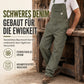 📢🎉50%Rabatt!!!🛍️✨Schwere Baumwolloveralls für Herren, Relaxed Fit, gerades Bein, Utility-Latzhosen mit mehreren Taschen