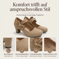 🚨 Eilmeldung: 50% endet heute Nacht! Elegante Damenschuhe mit Blockabsatz und Schleifenriemen