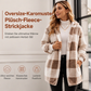 🏃‍♀️ Es wird im Akkord weggeschnappt – zögern Sie nicht! Weites kapuzen-Cardigan für Damen mit Karo-Farblock-Design