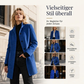 🍂 Klassisch & warm – Vintage-Wollmantel mit Stehkragen – Weicher Wollstoff, eleganter Schnitt & vielseitig kombinierbar