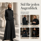 ⏰ Countdown läuft – 50% nur noch 3 Tage! Damen-Set aus Rollkragenoberteil und Maxirock