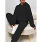 ⌛ Nur solange Vorrat reicht – danach regulärer Preis! Plüsch-Kapuzenpullover und Hose Lounge-Set für Damen