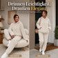 ⌛ Nur solange Vorrat reicht – danach regulärer Preis! Plüsch-Kapuzenpullover und Hose Lounge-Set für Damen