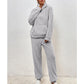 ⌛ Nur solange Vorrat reicht – danach regulärer Preis! Plüsch-Kapuzenpullover und Hose Lounge-Set für Damen