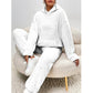 ⌛ Nur solange Vorrat reicht – danach regulärer Preis! Plüsch-Kapuzenpullover und Hose Lounge-Set für Damen