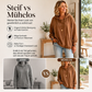 🚨 Eilmeldung: 50% endet heute Nacht! Legeres Denim-Hoodie für Damen
