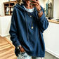 🚨 Eilmeldung: 50% endet heute Nacht! Legeres Denim-Hoodie für Damen