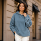 🚨 Eilmeldung: 50% endet heute Nacht! Legeres Denim-Hoodie für Damen