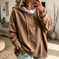 🚨 Eilmeldung: 50% endet heute Nacht! Legeres Denim-Hoodie für Damen