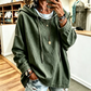 🚨 Eilmeldung: 50% endet heute Nacht! Legeres Denim-Hoodie für Damen