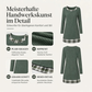 🧶 Damen-Strickkleid mit Karomuster im Patchwork-Design – Lässig, weich & immer passend