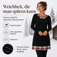 🧶 Damen-Strickkleid mit Karomuster im Patchwork-Design – Lässig, weich & immer passend