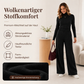 📢🎉50%Rabatt!!!🛍️✨Damen-Set aus Rollkragen-Strickoberteil und weit geschnittenen Hosen