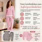 🏆 Verkaufsschlager – jetzt halber Preis! Damen-Set mit V-Ausschnitt-Pullover und Weithosen