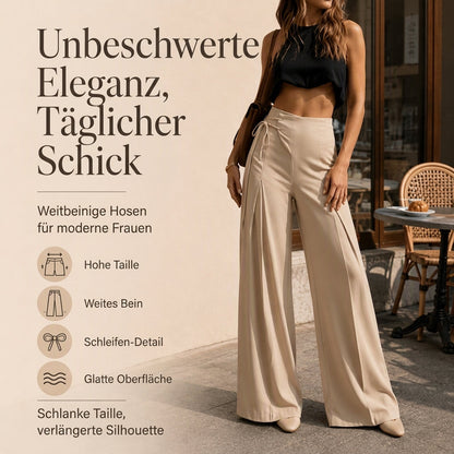 🌪️ Dieser Artikel fliegt raus – der Bestand schmilzt minütlich! Damen-Lässige-High-Waist-Weitbeinhose