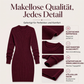 🏆 Verkaufsschlager – jetzt halber Preis! Geripptes Bodycon-Kleid mit Rundhalsausschnitt für Damen