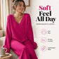 🌟 Der Look, den alle suchen – bei uns 50% günstiger! Gestricktes V-Ausschnitt-Pullover & Weite-Hosen-Set für Damen