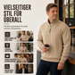 📈 Verkaufshit Nr. 1 – direkt 50%! Herren-Casual-Sweatshirt mit Jacquard-Muster und halbem Reißverschluss