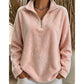 📦 Täglich 500+ Pakete versendet – der Wahnsinn! Bequemes, gemütliches Quarter-Zip-Sweatshirt für Damen