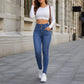 ⏰ Countdown läuft – 50% nur noch 3 Tage! Hochtaillierte Skinny-Jeans für Damen mit warmem Innenfutter