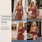 🗣️ 100.000 Leute schwärmen davon – probieren Sie es auch? Damen-Babydollkleid mit quadratischem Ausschnitt und Taschen