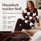 ⌛ Nur solange Vorrat reicht – danach regulärer Preis! Bedrucktes Damen-Langarmshirt mit Leggings, Set