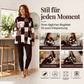 ⌛ Nur solange Vorrat reicht – danach regulärer Preis! Bedrucktes Damen-Langarmshirt mit Leggings, Set