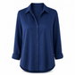 ⌛ Nur solange Vorrat reicht – danach regulärer Preis! Damen Elegante Freizeitbluse mit Langarm und Knopfleiste