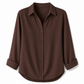 ⌛ Nur solange Vorrat reicht – danach regulärer Preis! Damen Elegante Freizeitbluse mit Langarm und Knopfleiste