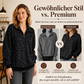 🐆 Damen Sweatshirt mit Leopardenmuster & Viertelreißverschluss – Lässig, bequem & immer passend