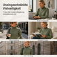 🌷 Lässiges Damen-Strickoberteil mit Rüschen & Mock-Neck – Feminin, weich & immer passend